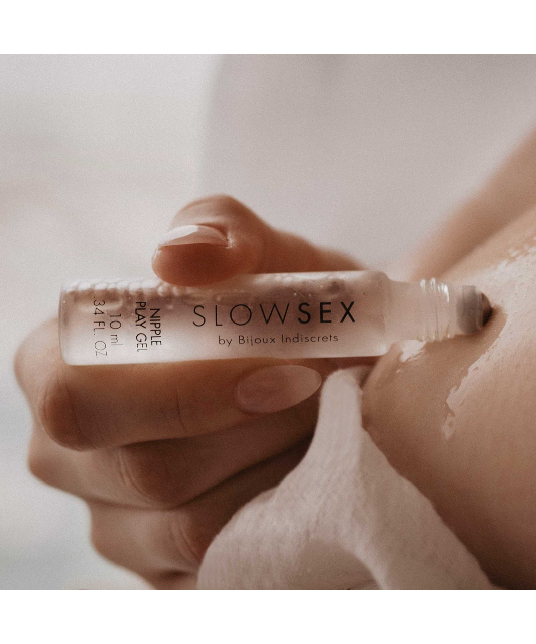 Bijoux Indiscrets Slow Sex gelis spenelių stimuliacijai (10 ml)