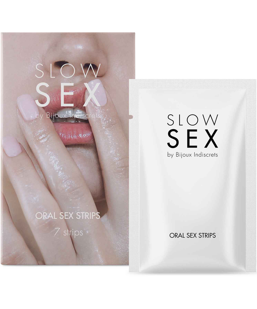 Bijoux Indiscrets Slow Sex gaivinančios lakštai oraliniam seksui