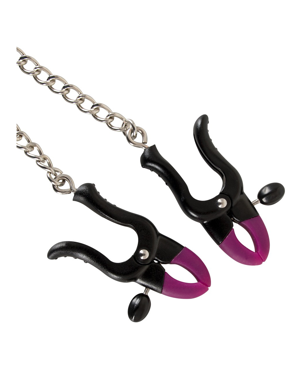 Bad Kitty nipple clamps with chain