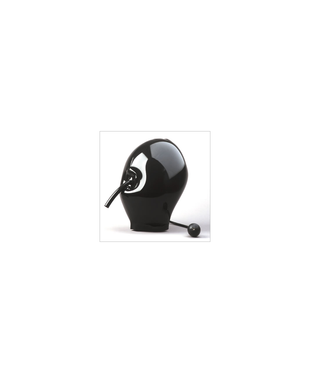 Blackstyle латексная маска для контроля дыхания