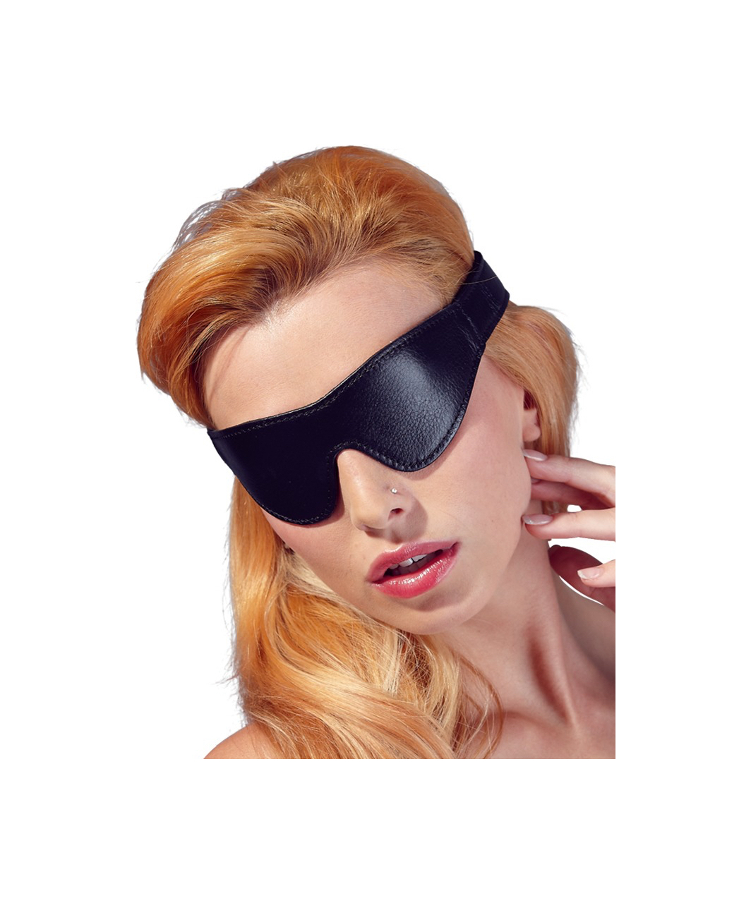 Fetish Collection black faux leather blindfold