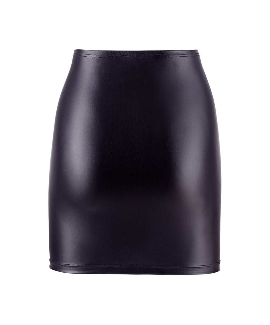 Cottelli Lingerie juodas matinis mini sijonas su raišteliais