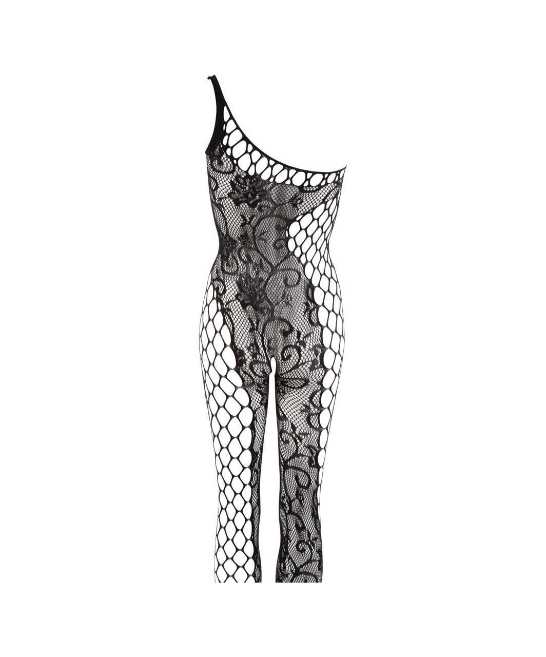 NO:XQSE black net crotchless bodystocking