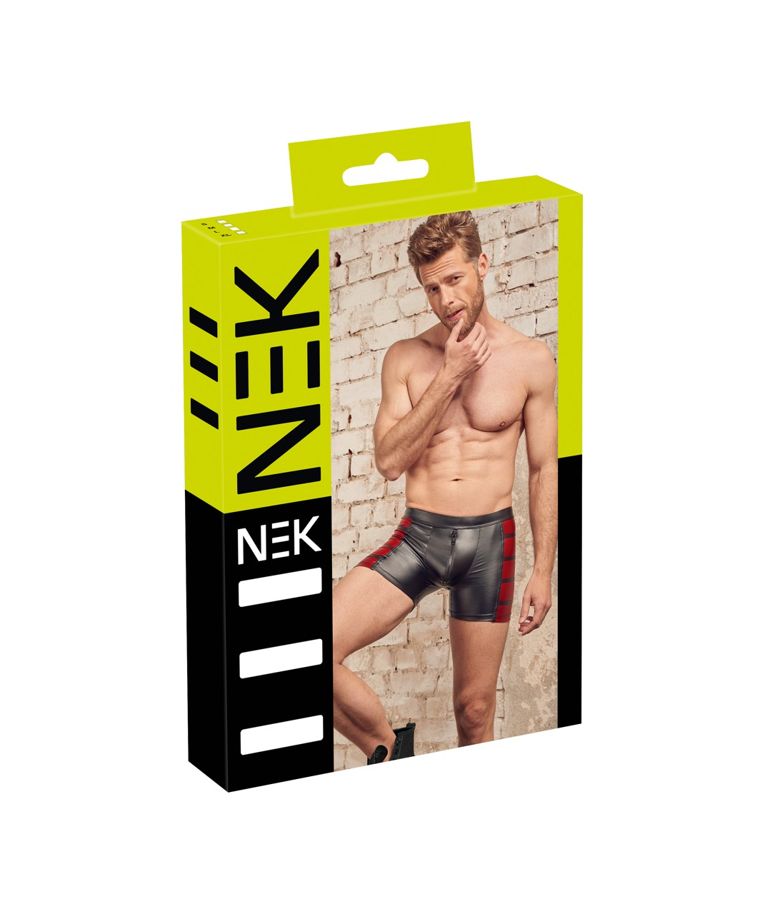 NEK black & red matte look boxer briefs