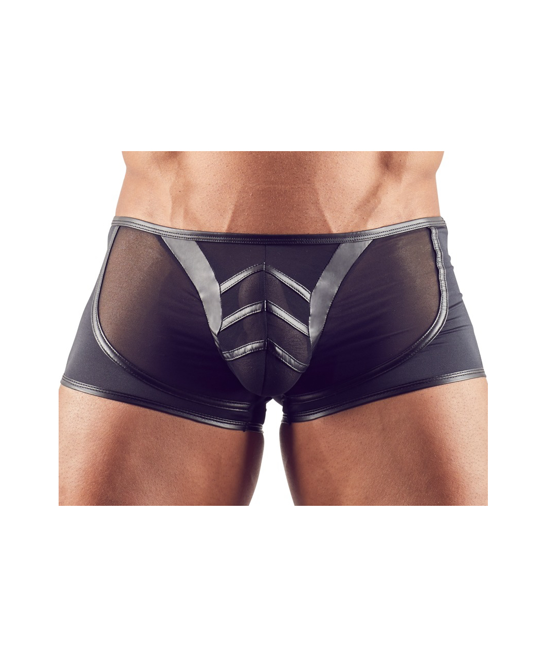 Svenjoyment black sheer mesh boxer briefs