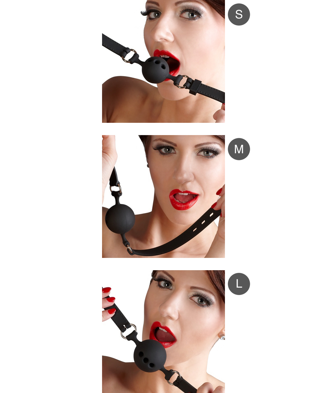 Bad Kitty black silicone ball gag