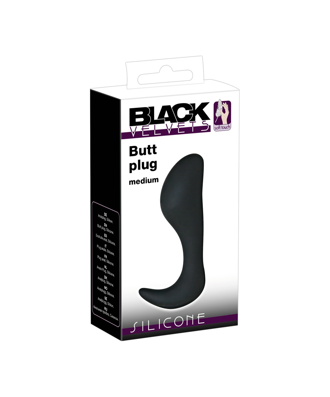 Black Velvets Medium Plug anālais stimulators