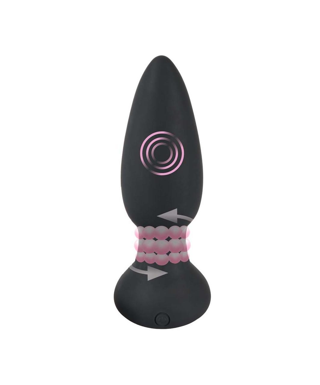 Black Velvets Rotating & Vibrating Plug