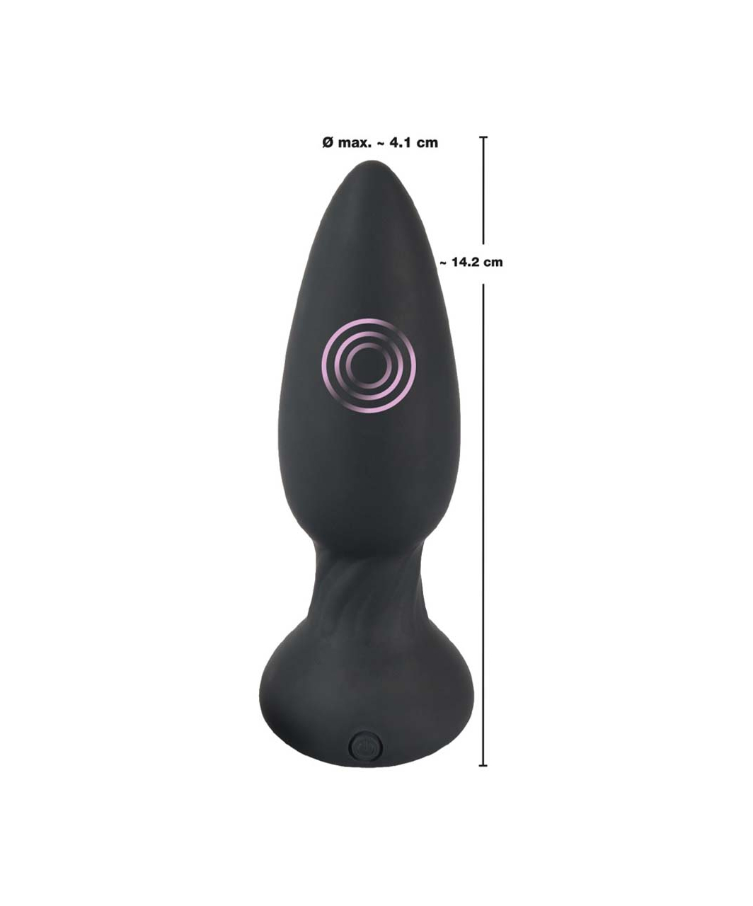 Black Velvets Vibrating Plug kaugjuhtimispuldiga anaalvibraator