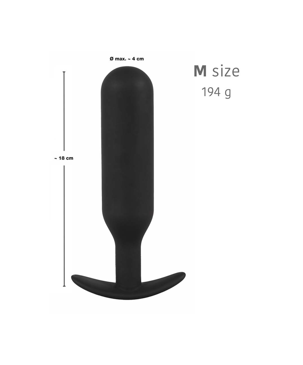 Black Velvets Weighted Anal Trainer