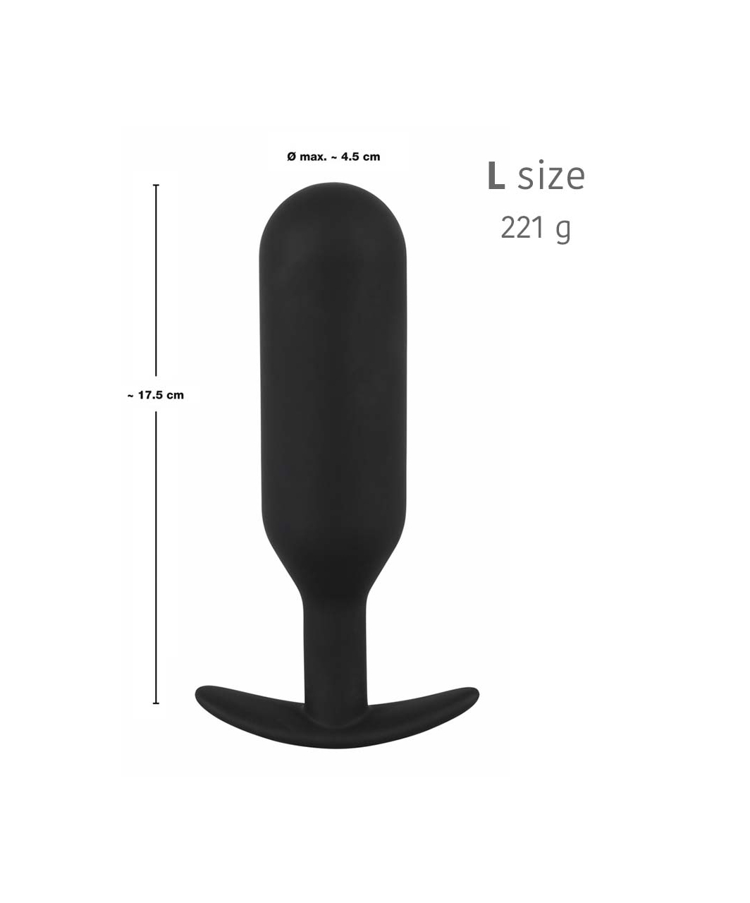 Black Velvets Weighted Anal Trainer