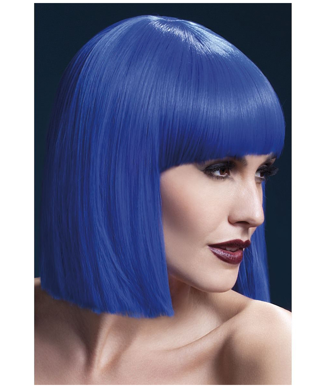 Fever blue wig