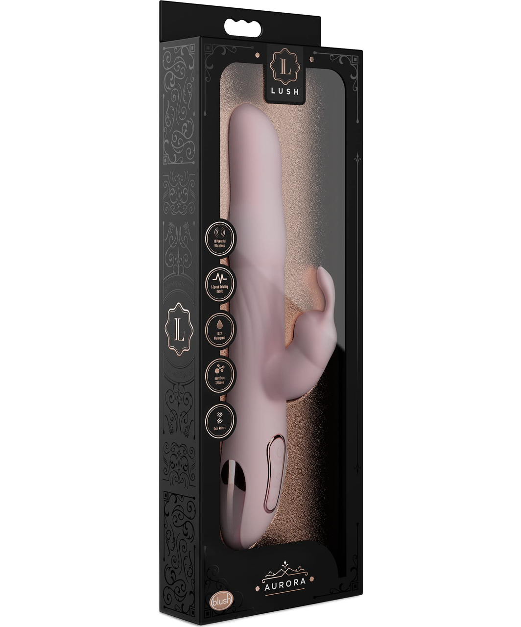 Blush Lush Aurora Gyrating Rabbit Vibrator