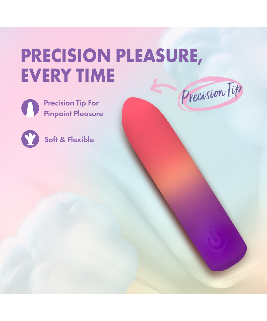 Blush Play With Me Cotton Candy elastīgs minivibrators
