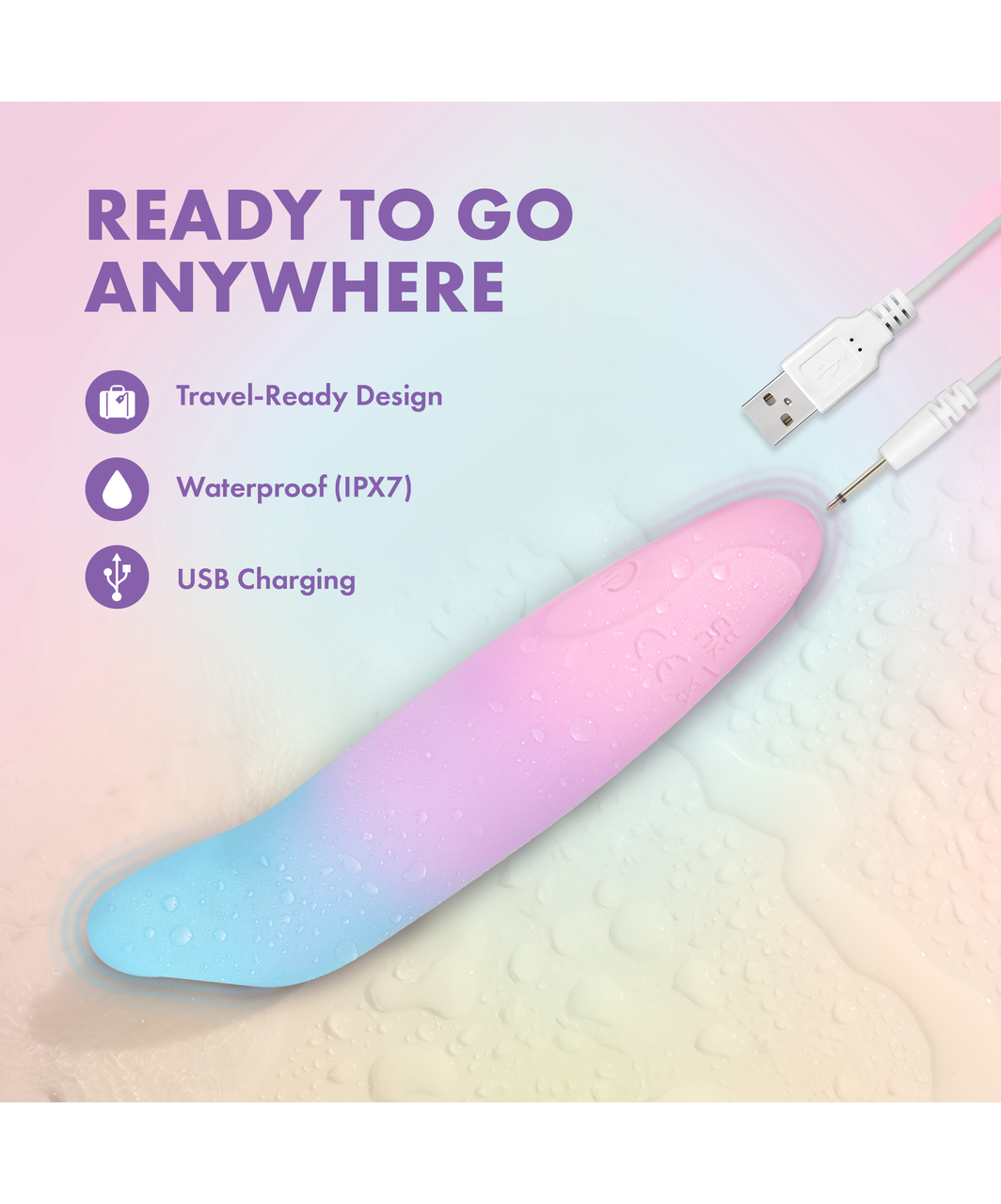 Blush Play With Me Dolphin Kisses elastīgs minivibrators