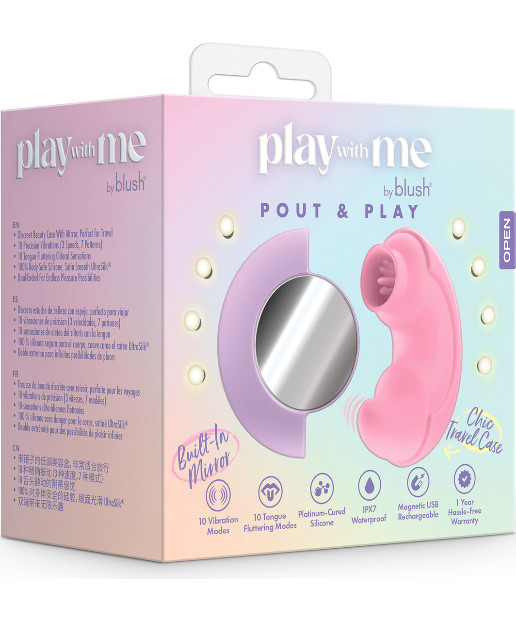 Blush Play With Me Pout & Play stymulator łechtaczki