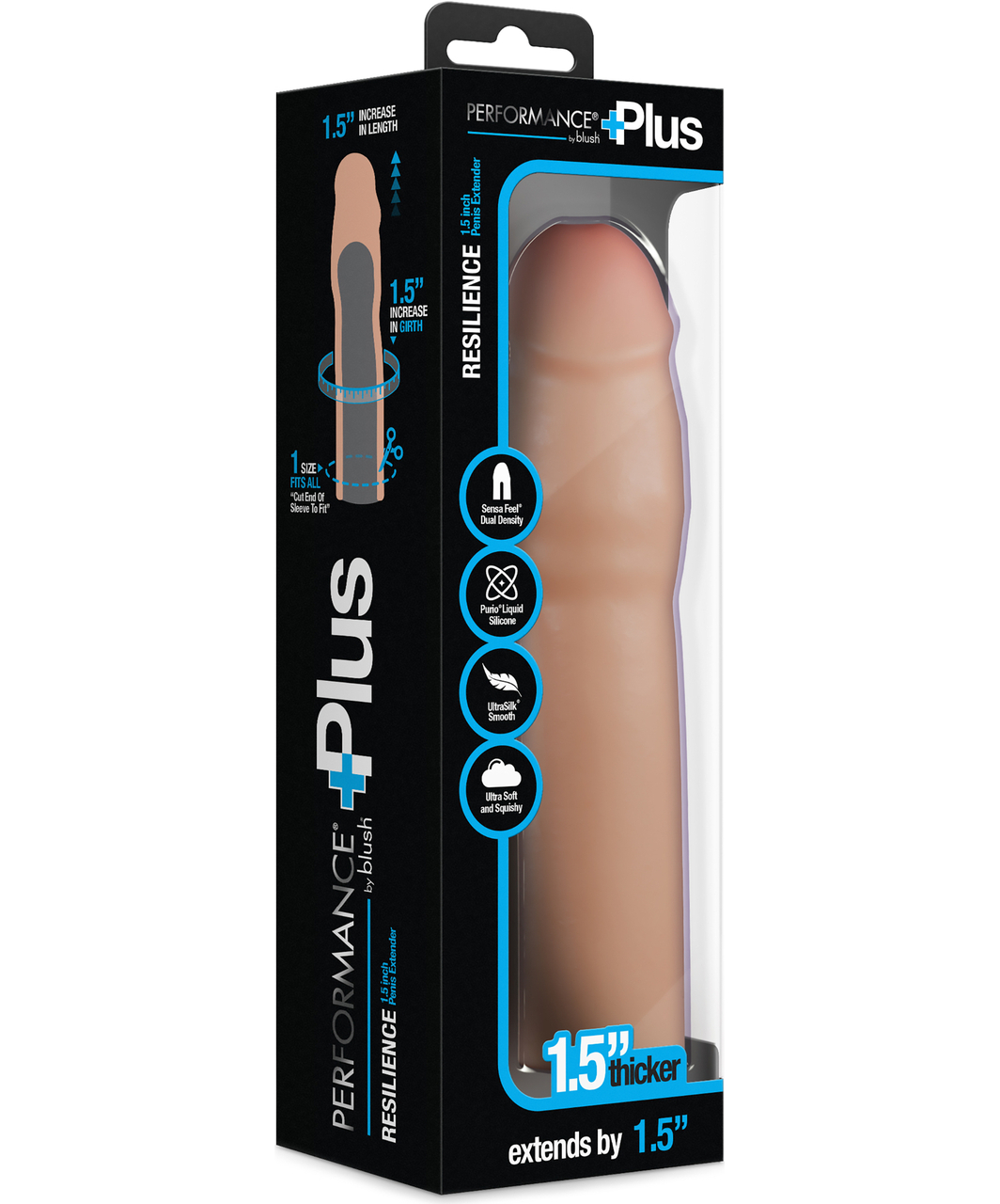 Blush Purio Silicone Penis Extender Sleeve