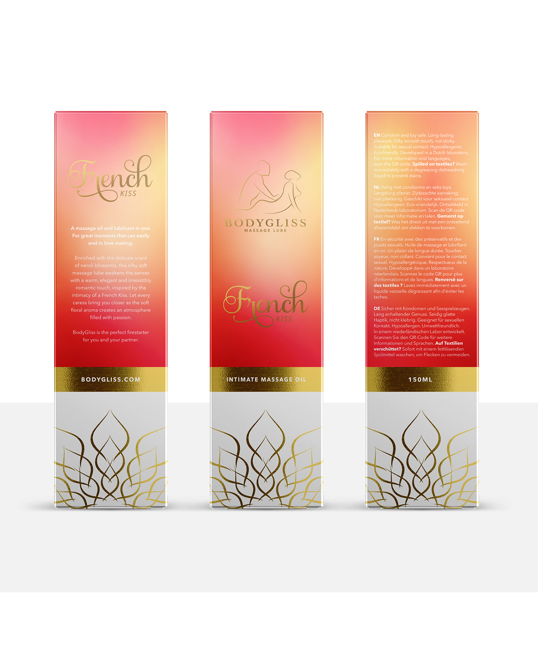 Bodygliss ароматический силиконовый гель для массажа-лубрикант 150 ml
