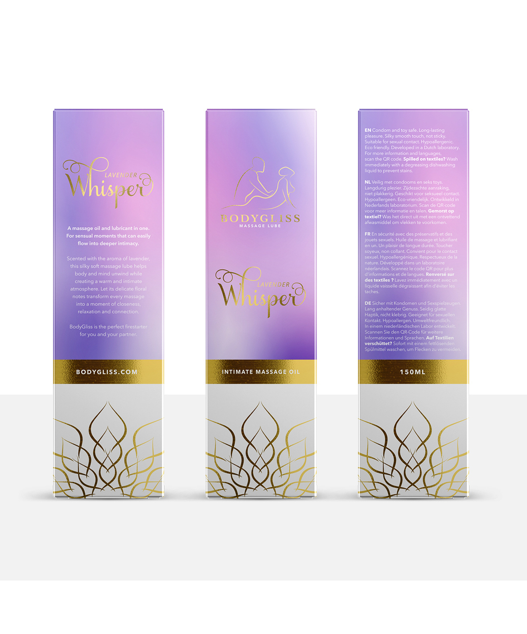 Bodygliss ароматический силиконовый гель для массажа-лубрикант 150 ml