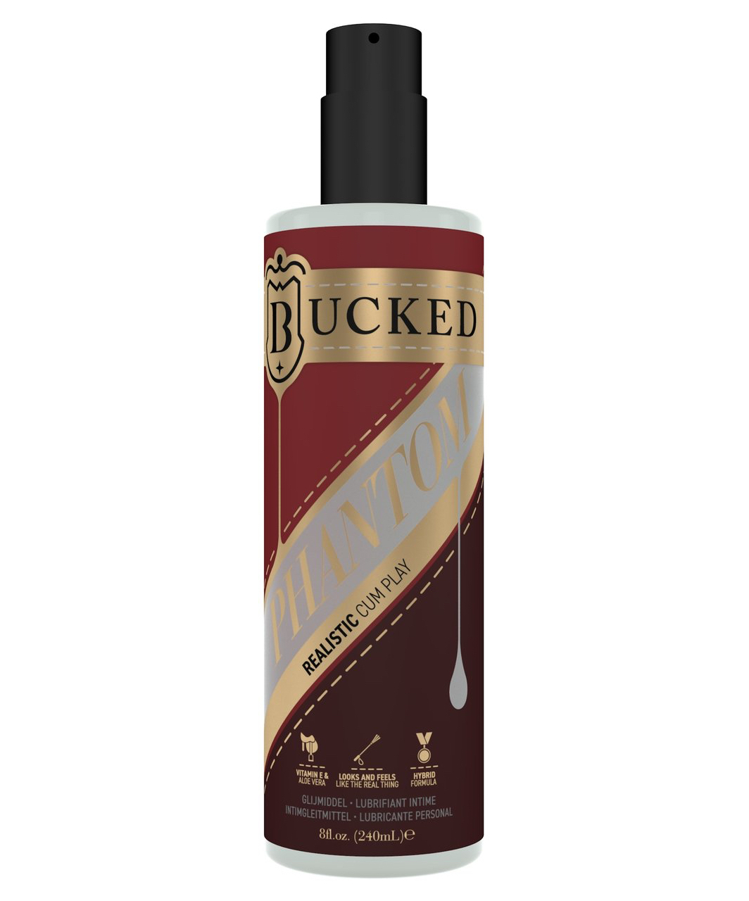 Bucked Phantom spermas imitācijas hibrīdlubrikants (60 / 240 ml)