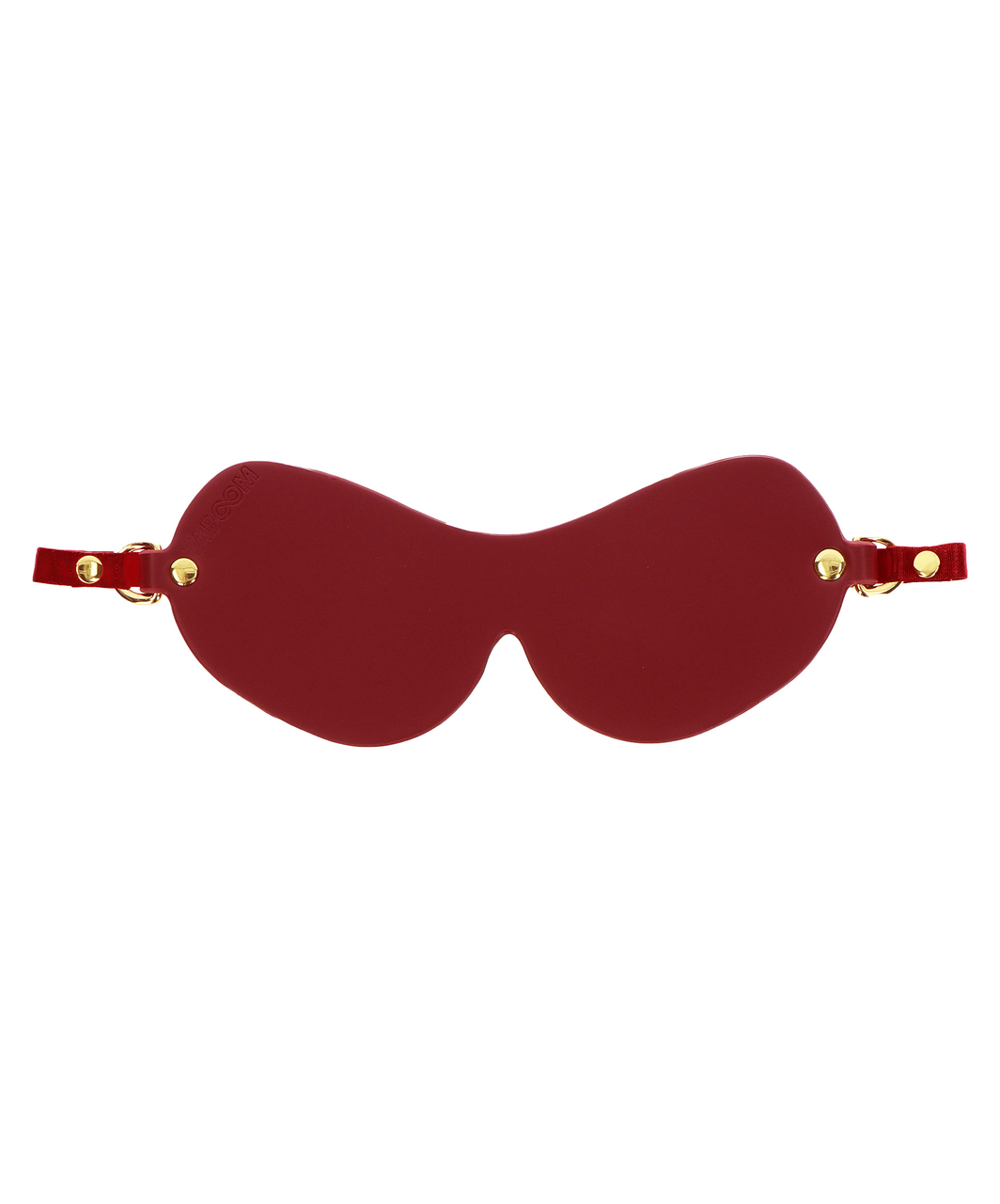 Taboom burgundy faux leather blindfold
