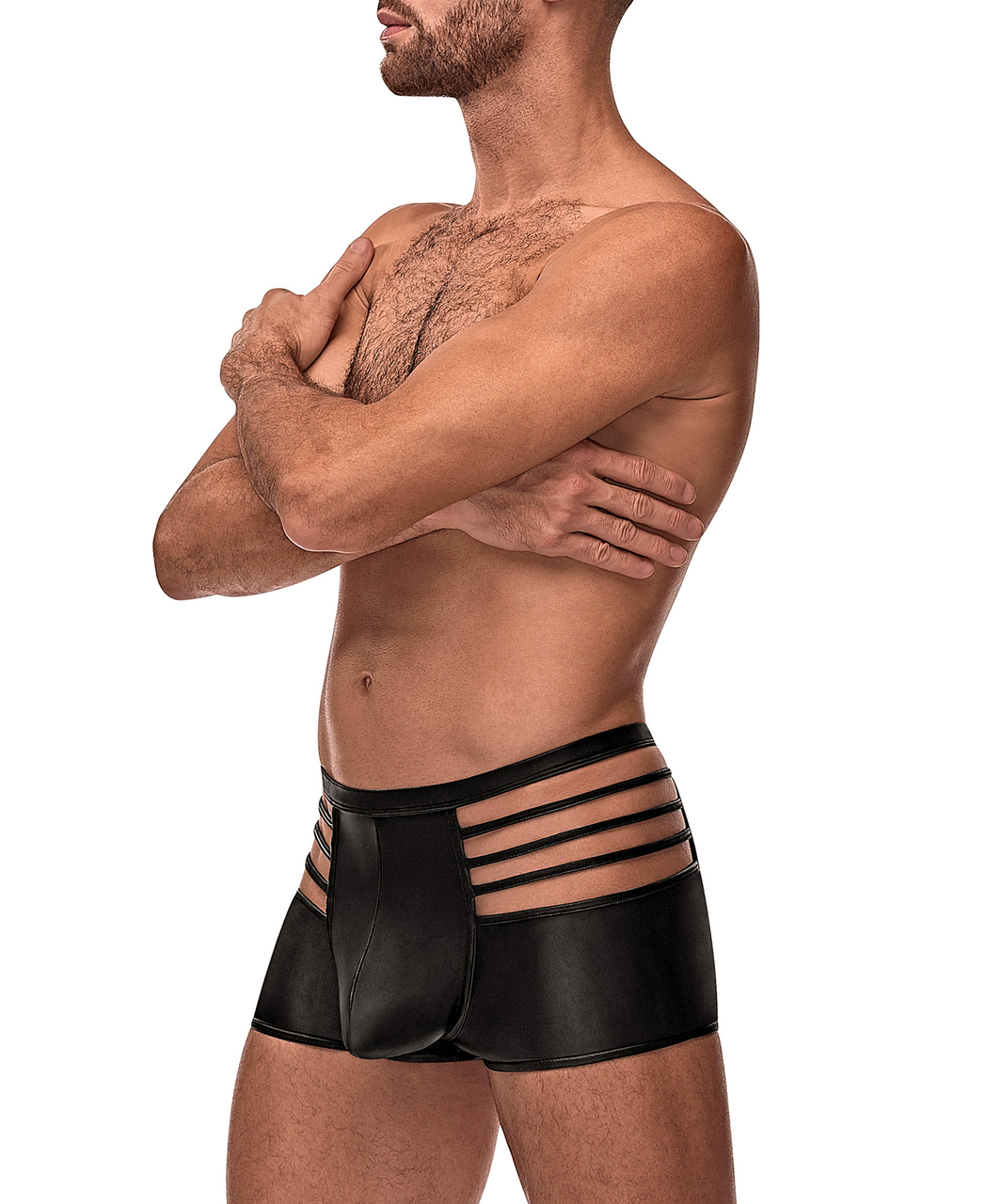 Male Power Cage black matte look boxer briefs