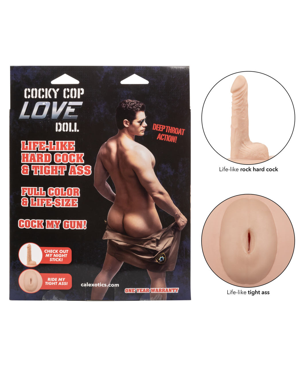 CalExotics Cocky Cop sekso lėlė