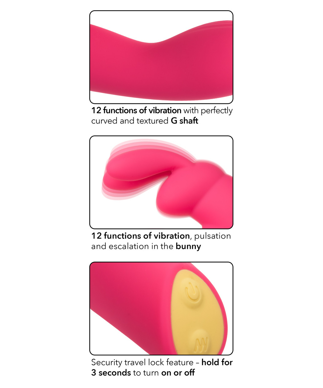 CalExotics Love Bunny G vibrators ar klitora stimulatoru