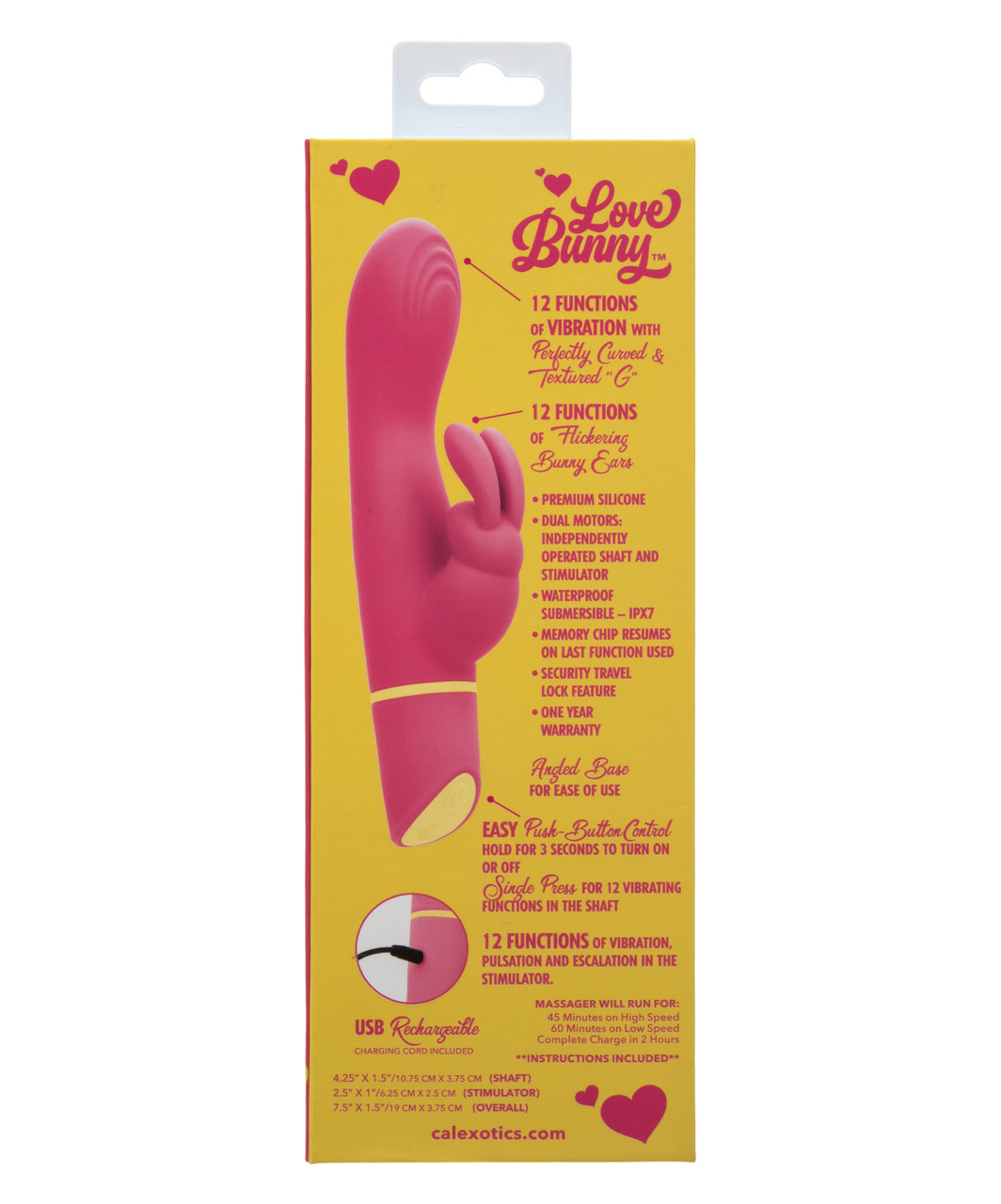CalExotics Love Bunny G vibrators ar klitora stimulatoru
