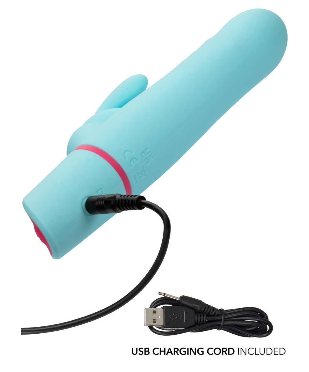 CalExotics Love Bunny rotējošs vibrators ar klitora stimulatoru