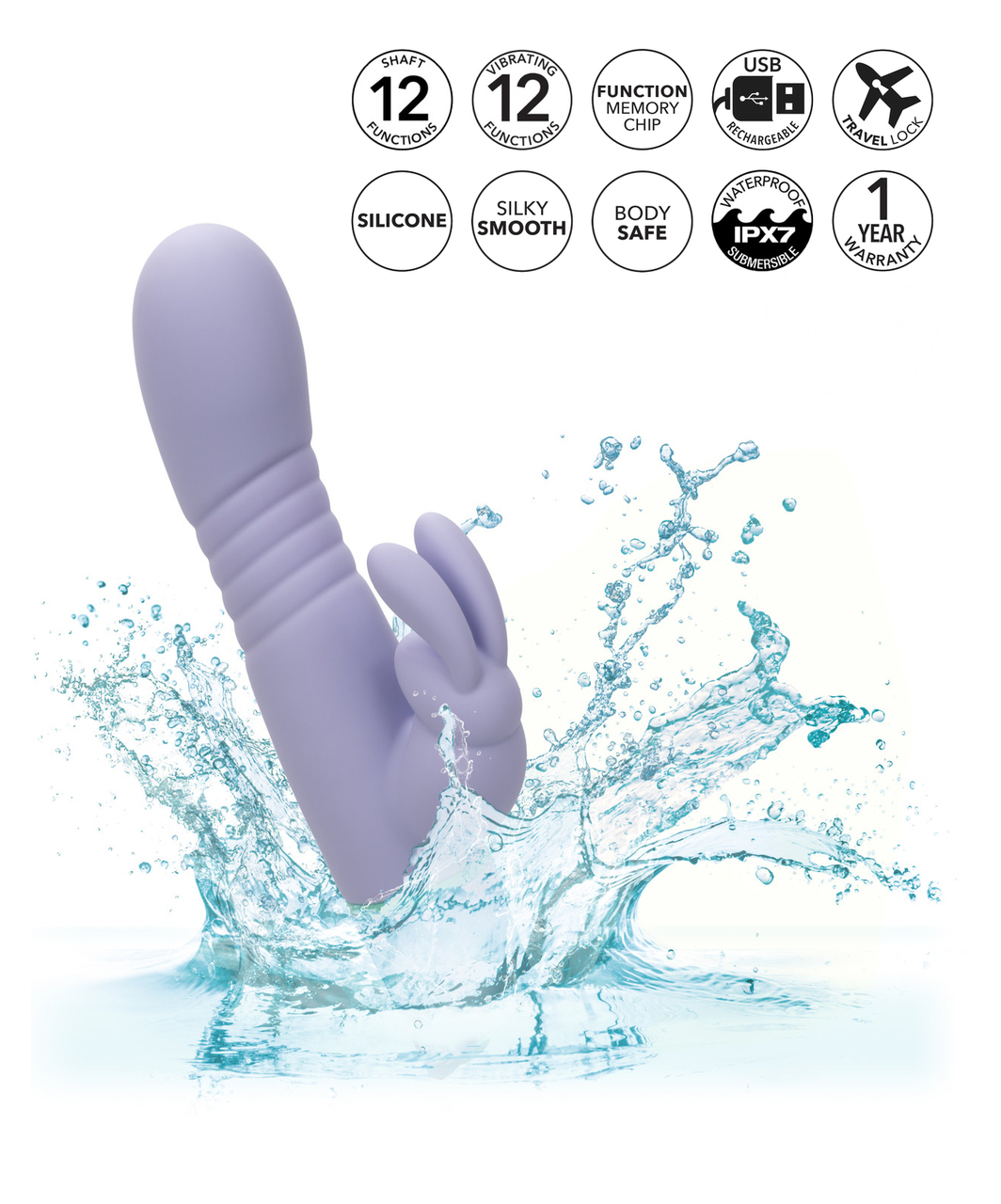 CalExotics Love Bunny Thrusting Bunny kustīgs vibrators