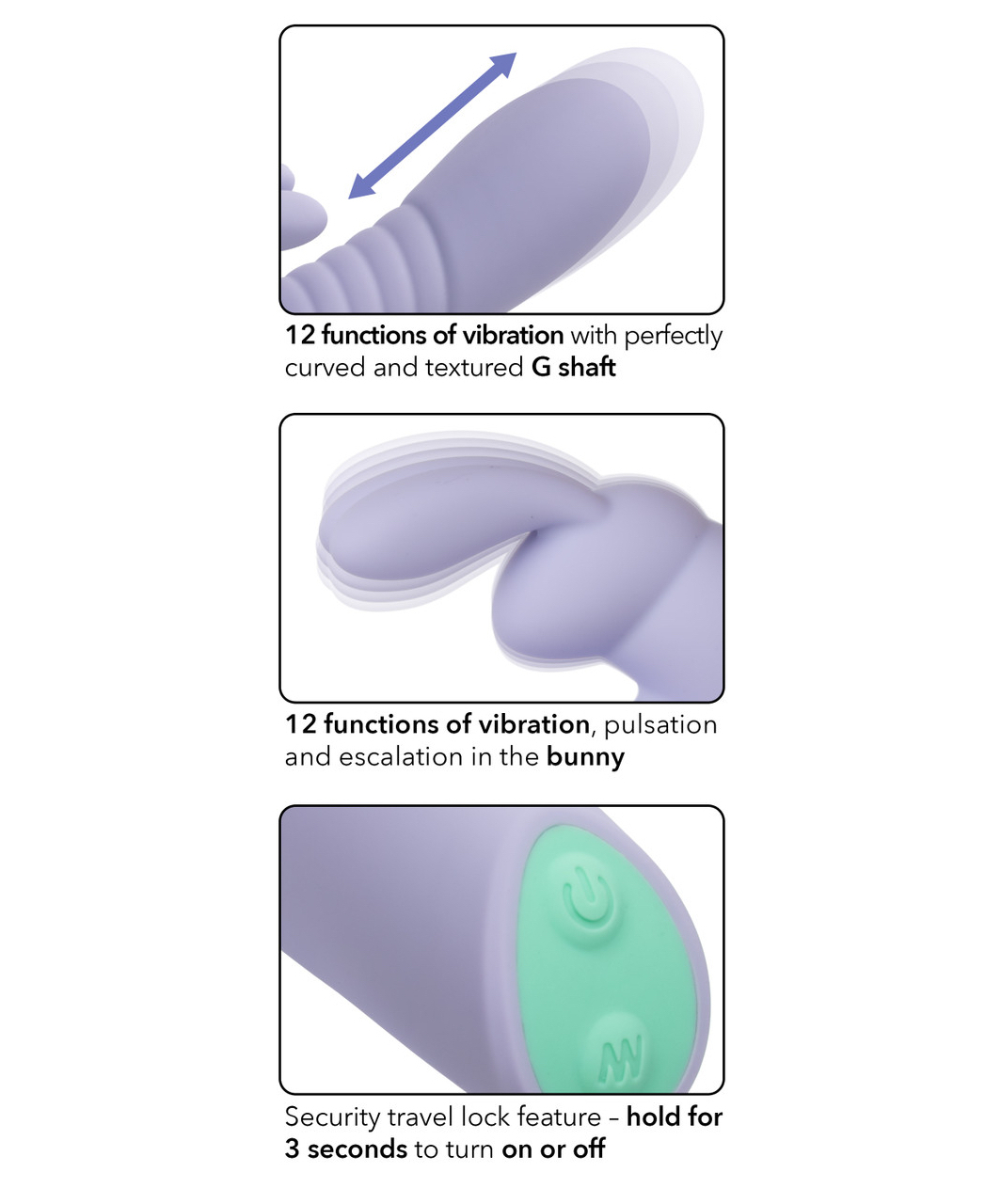 CalExotics Love Bunny Thrusting Bunny kustīgs vibrators