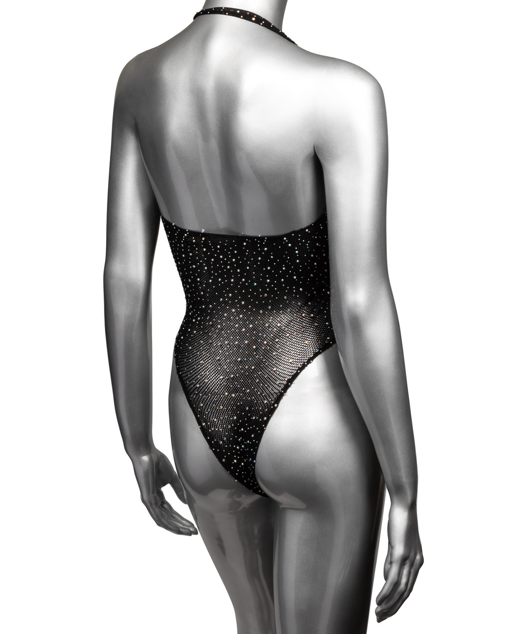 CalExotics Radiance rhinestone halterneck bodysuit