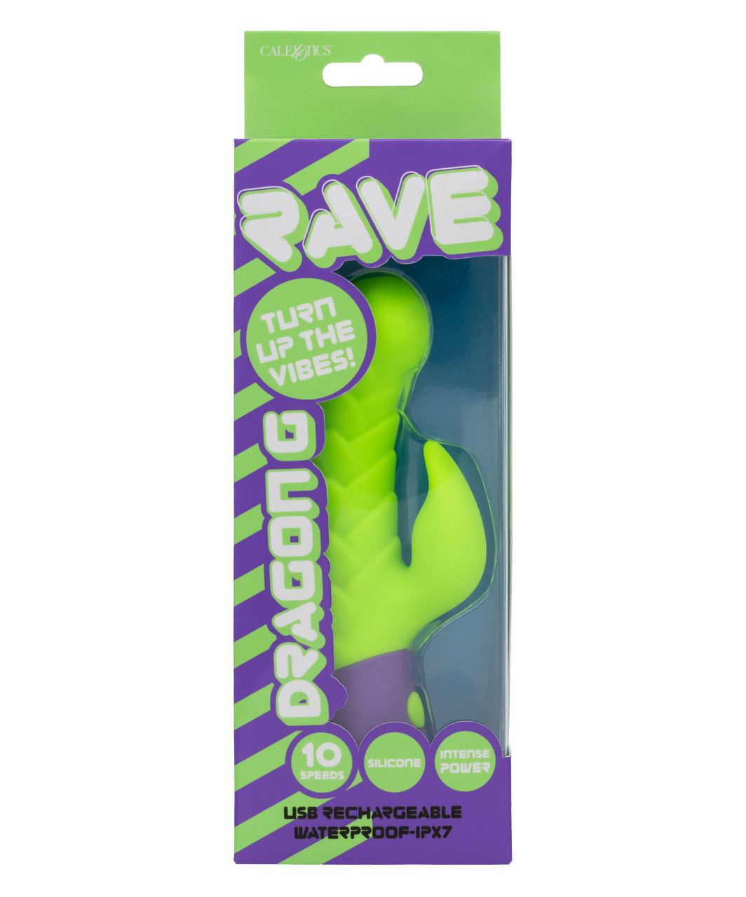 CalExotics Rave Dragon vibrators ar klitora stimulatoru