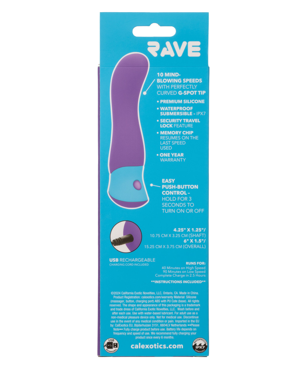 CalExotics Rave G-Vibe вибратор