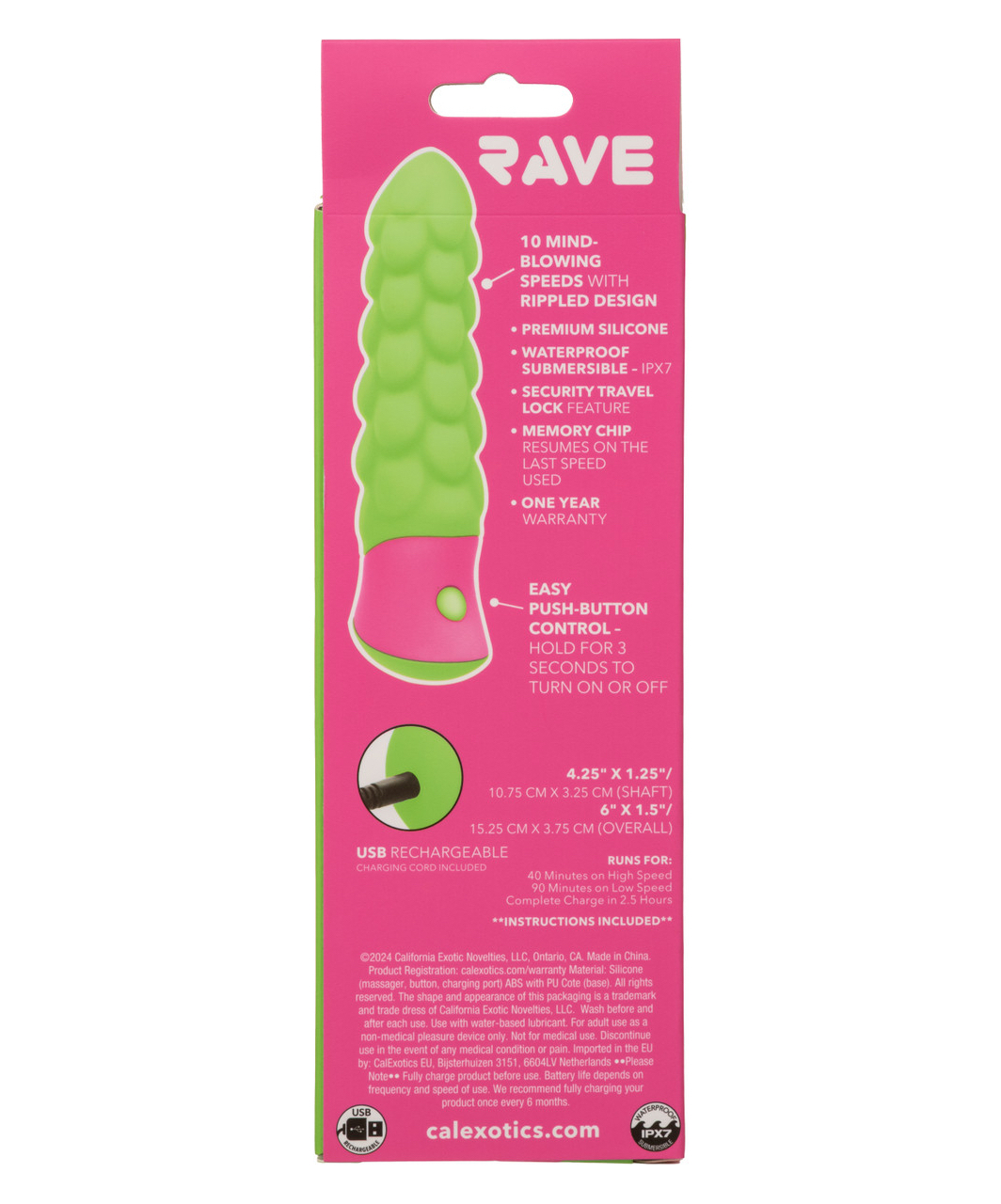 CalExotics Rave Ripple Vibrator