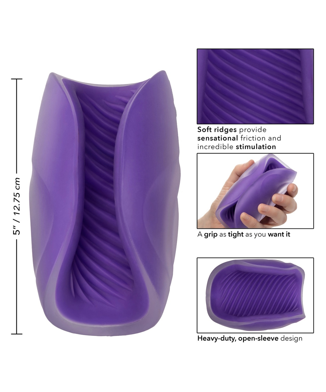 CalExotics The Gripper Spiral Open Sleeve Masturbator