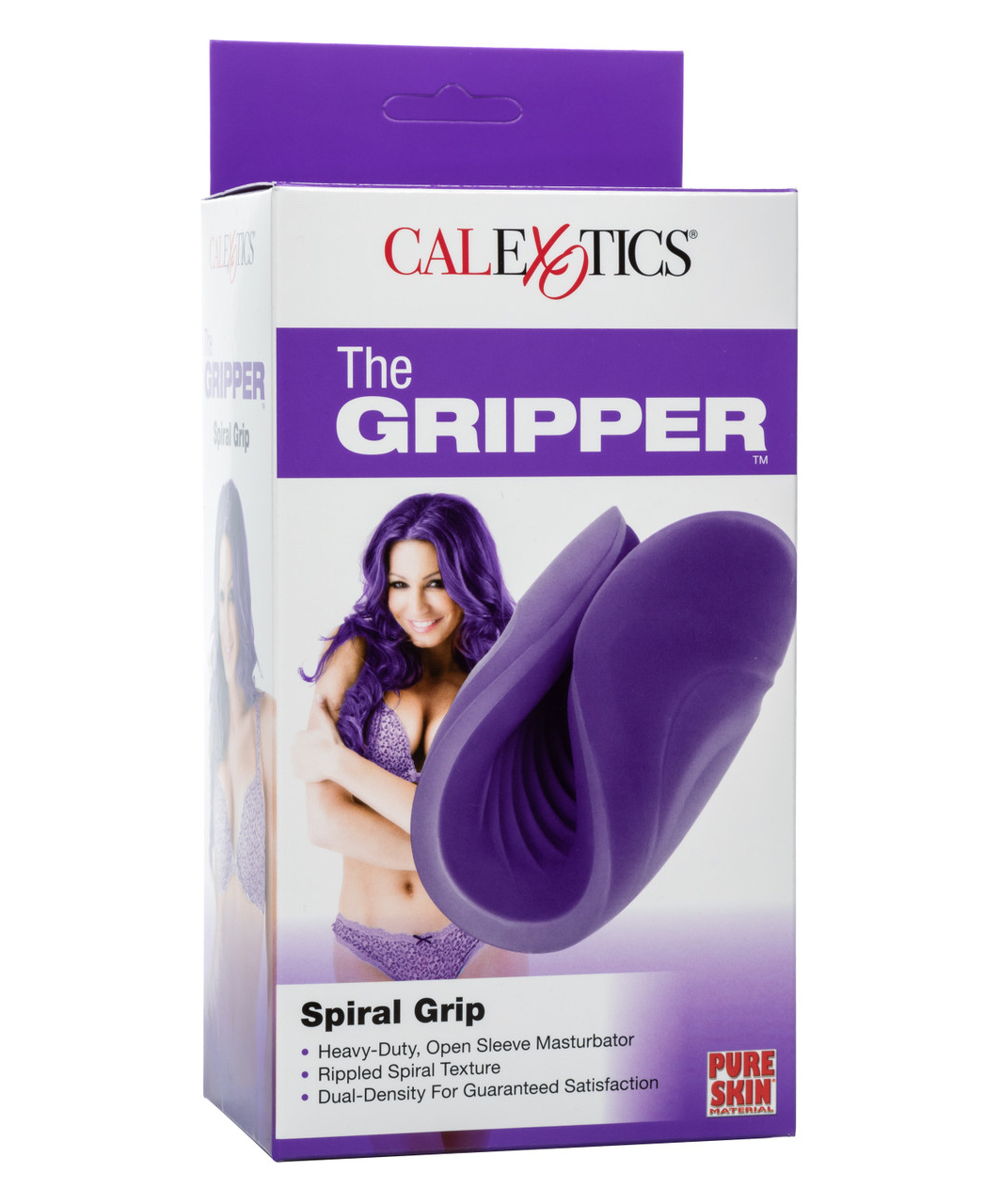 CalExotics The Gripper Spiral Open Sleeve Masturbator