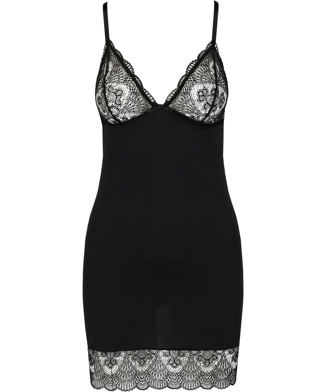 Casmir Alina black chemise with lace