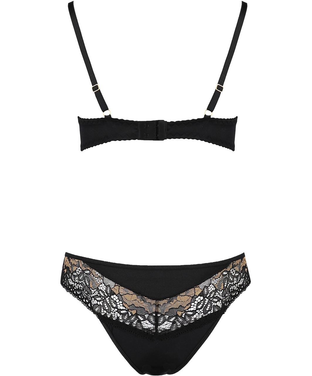 Casmir Divine black lace & mesh lingerie set