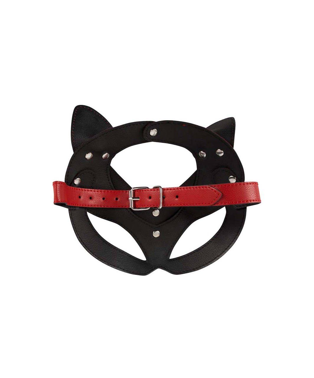 Bad Kitty sarkana mākslīgas ādas kaķenes maska