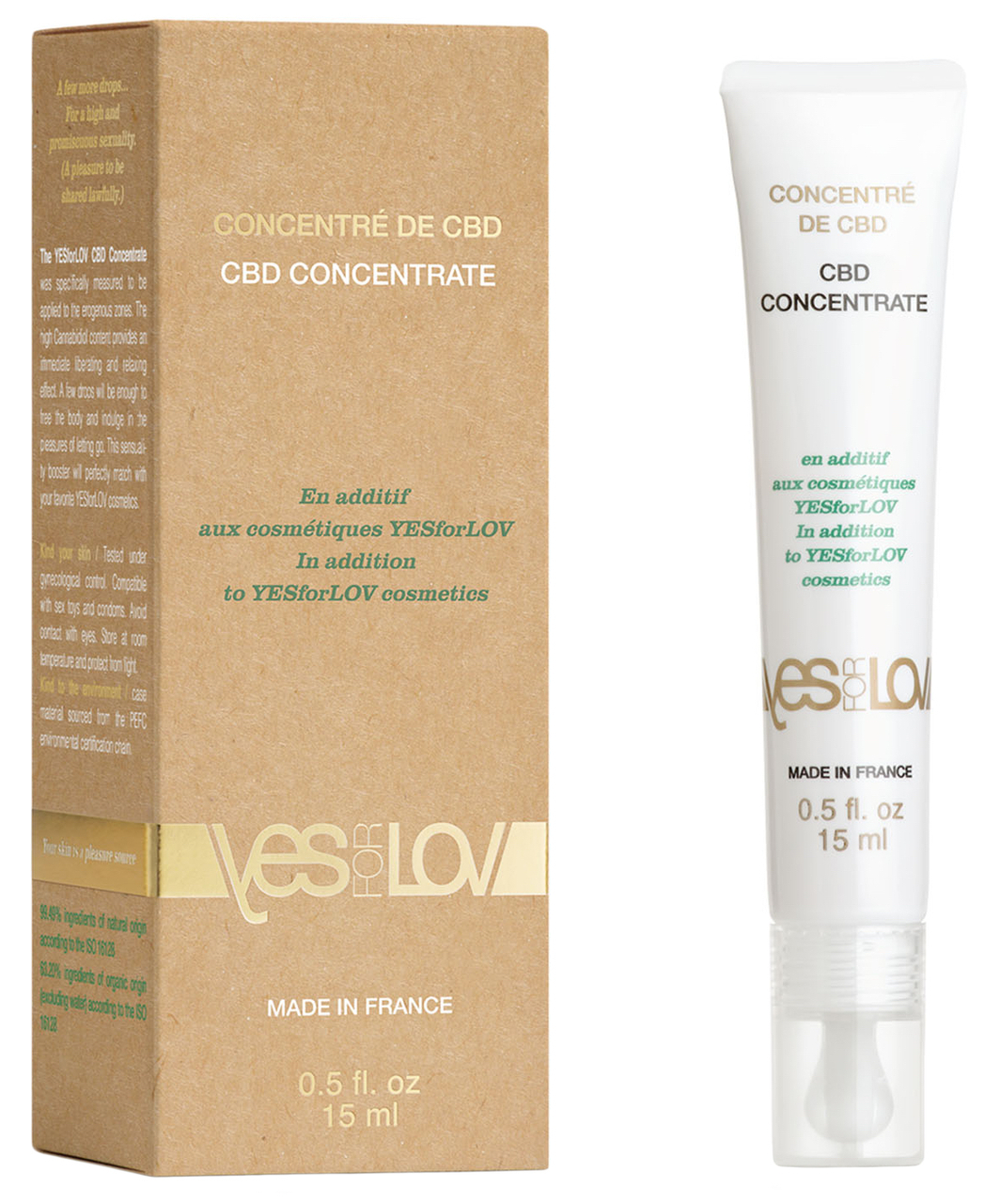 YESforLOV CBD koncentratas (15 ml)