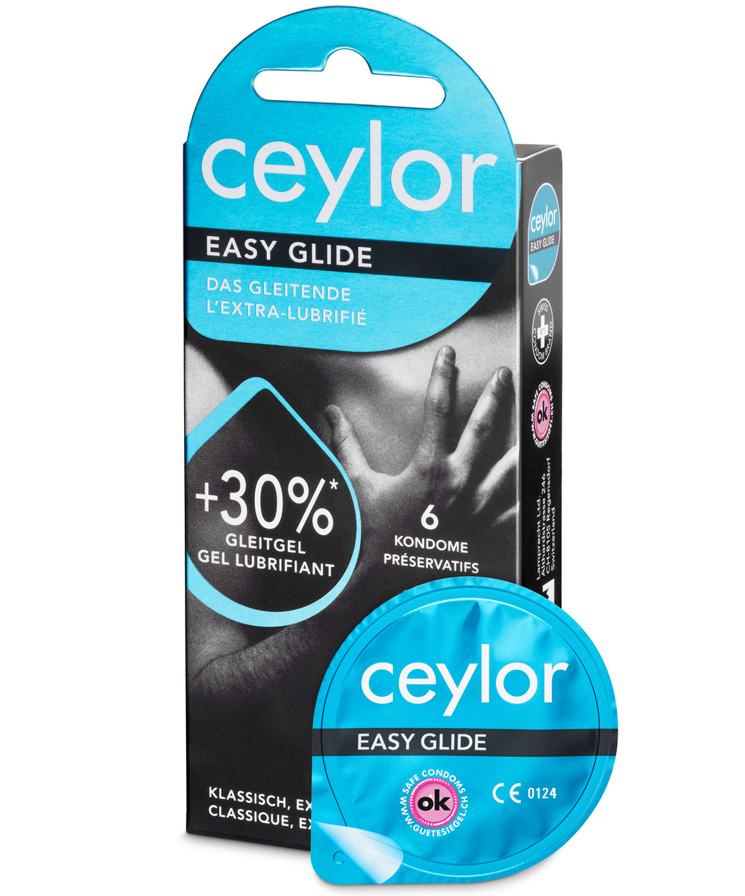 Ceylor Easy Glide prezervatīvi (6 gab.)