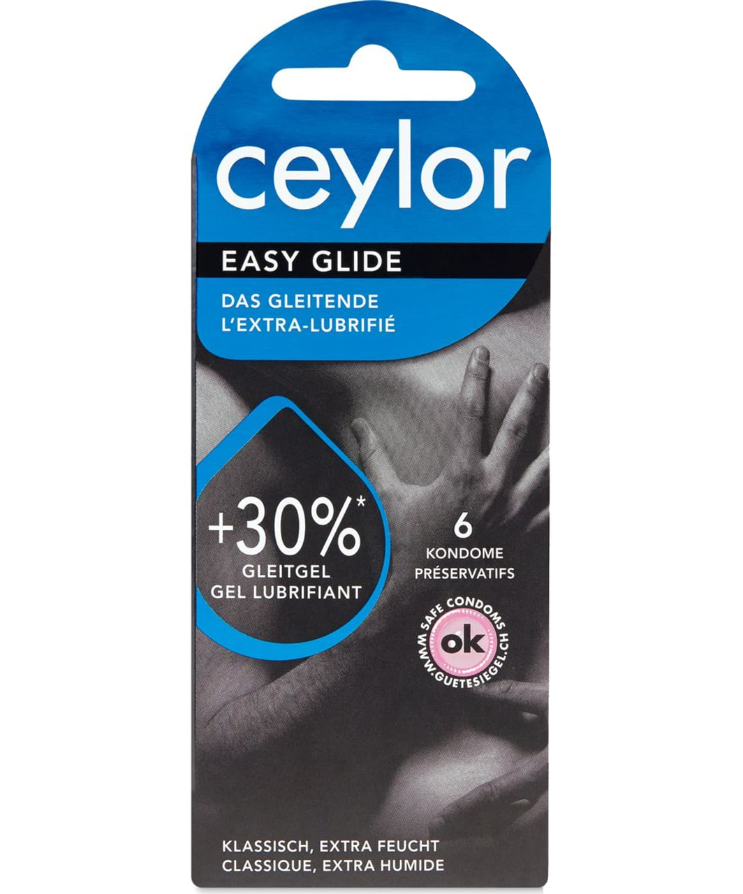 Ceylor Easy Glide prezervatīvi (6 gab.)