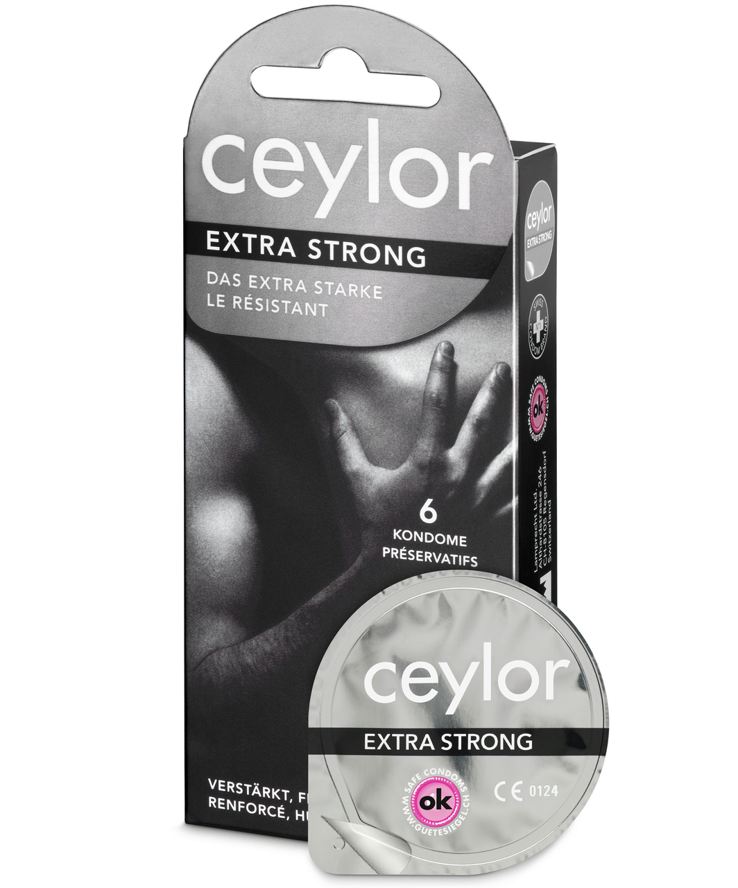 Ceylor Extra Strong prezervatyvai (6 vnt.)