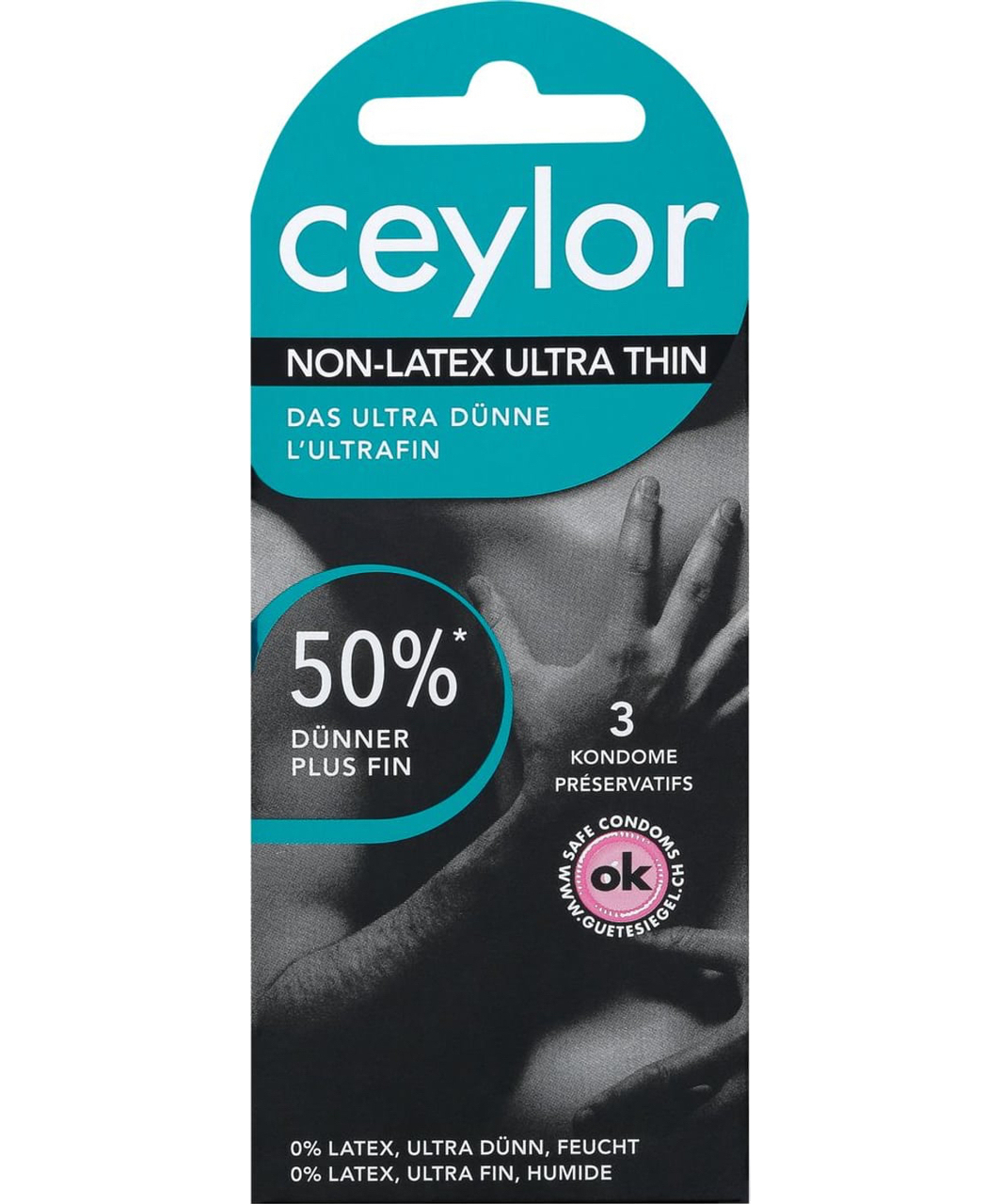 Ceylor Non-Latex Ultra Thin prezervatyvai (3 / 6 vnt.)