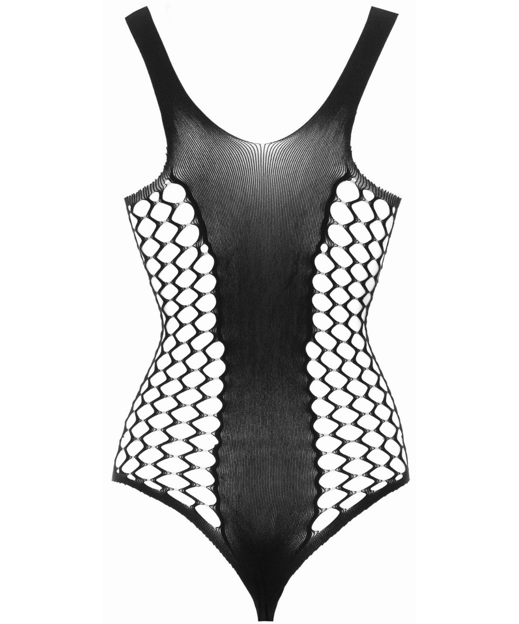 Christine black mesh bodysuit
