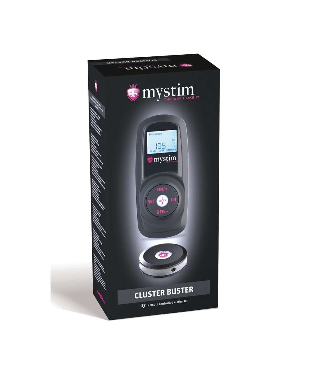 Mystim Cluster Buster Remote e-stim set