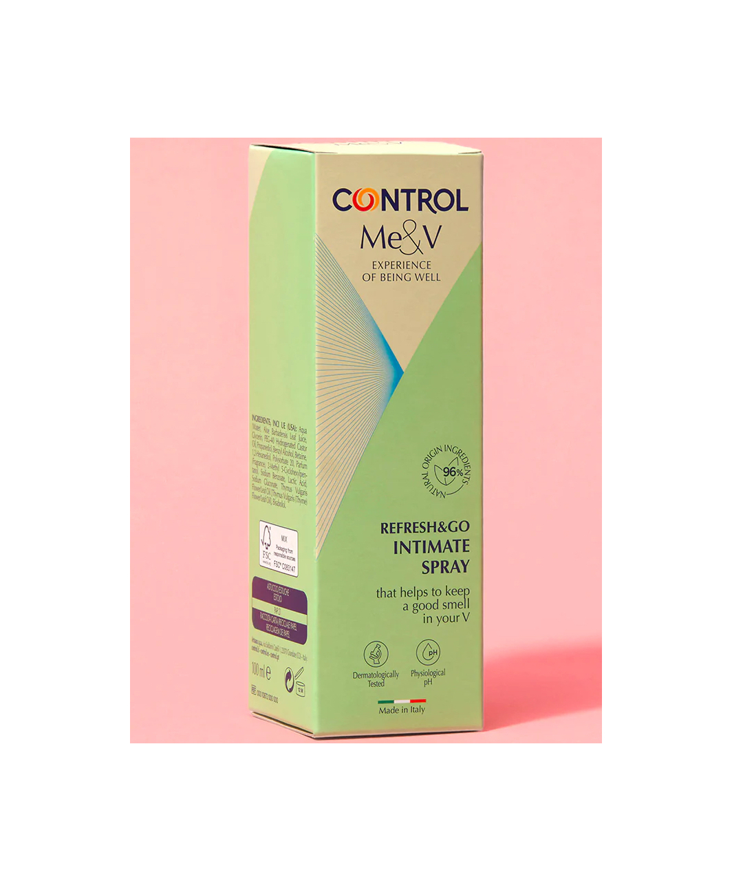 Control Me&V Refresh&Go Intimate Spray For Women (100 ml)