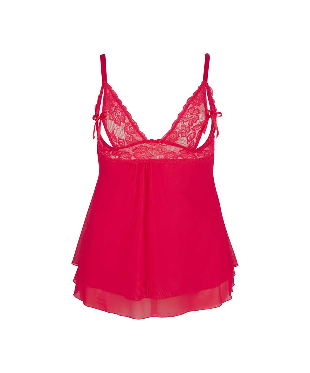 Cottelli Lingerie Red Lace Babydoll